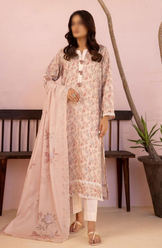 NUR Pastels Printed Embroidered Lawn Collection NP 02