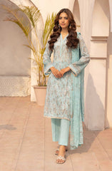 Pastels by Nur Unstitched Lawn Summer Collection 2025 D-30