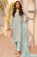 Pastels by Nur Unstitched Lawn Summer Collection 2025 D-30