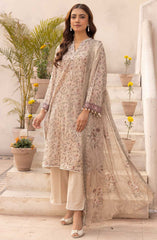 Pastels by Nur Unstitched Lawn Summer Collection 2025 D-33