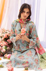 RangRez by NUR Unstitched Lawn Summer Collection 2025 D-406