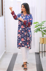 Artistic wear Pret Collection D-07 Navy blue multicolor floral