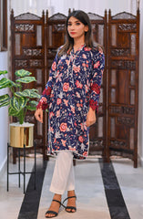 Artistic wear Pret Collection D-07 Navy blue multicolor floral