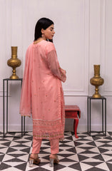 Roop Rang Stitched Collection By AL Harir Apparel D-23 Nazarana B.Pink