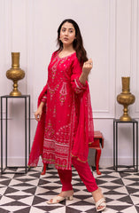 Roop Rang Stitched Collection By AL Harir Apparel D-24 Nazarana S.Pink