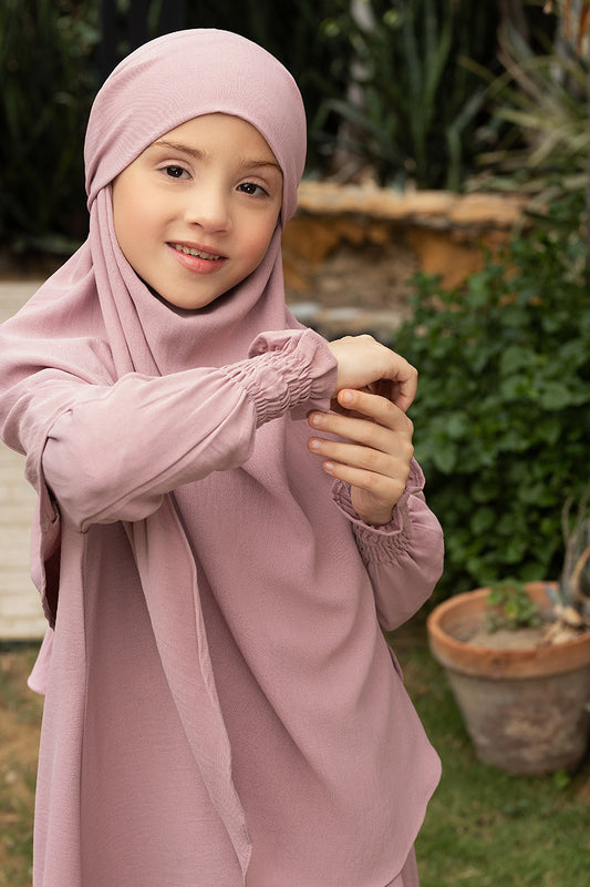 Black Camels Kids Abaya Collection 2023 Nisreen Khimar (Kids)