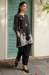 Muse Embroidered 2 Pc Pret Collection By TNG Store D-05 Noir Black