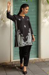 Muse Embroidered 2 Pc Pret Collection By TNG Store D-05 Noir Black