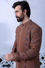 TGM Sherwani Nutmeg Brown