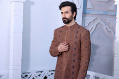 TGM Sherwani Nutmeg Brown