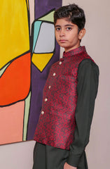 Real Image Kids Waist Coat and Prince Coat  Collection 2024 D-OKW 043