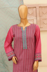 Oswah Women Printed Lawn Stitched Collection Vol 05 OS 2426 K Voilet