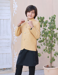 Exclusive Kids Prince Coat Collection P-05 Golden Prince coat