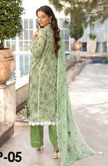 Printkari by NUR Printed Embroidered Lawn Collection 2025 D-05