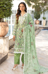 Printkari by NUR Printed Embroidered Lawn Collection 2025 D-05