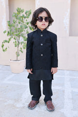 Exclusive Kids Prince Coat Collection P-10 Black Prince coat