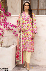 NUR N Prints Unstitched lawn Summer Collection 2025 D-233