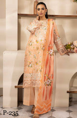 NUR N Prints Unstitched lawn Summer Collection 2025 D-235