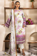 NUR N Prints Unstitched lawn Summer Collection 2025 D-239