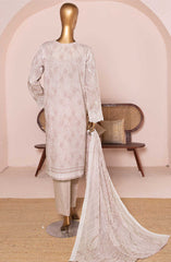 HZ Premium Chikankari Embroidered Unstitched Collection D-954