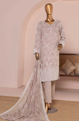 HZ Premium Chikankari Embroidered Unstitched Collection D-954