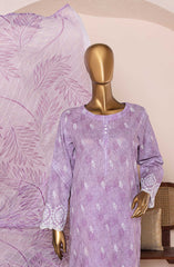 HZ Premium Chikankari Embroidered Unstitched Collection D-959