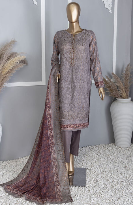 Premium Lawn Embroidered Shirt With Embroidered Cutwork Lawn Dupatta Vol-04 PEC-750