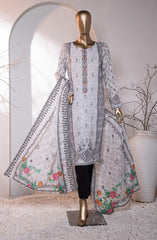 HZ Premium Embroidered Cotton Lawn Collection 2024  D-754