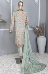 Premium Lawn Embroidered Shirt With Embroidered Cutwork Lawn Dupatta Vol-04 PEC-757