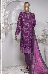 HZ Premium Embroidered Cotton Lawn Collection 2024  D-760