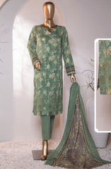 HZ Premium Embroidered Cotton Lawn Collection 2024  D-773