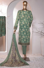 HZ Premium Embroidered Cotton Lawn Collection 2024  D-773