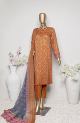 HZ Premium Embroidered Lawn Collection Vol 03 PEC 923