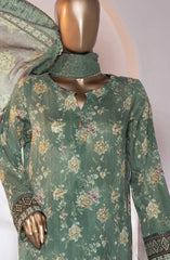 Premium Embroidered Cotton Lawn Shirt With Embroidered Cutwork Lawn Dupatta Vol 02 D-773