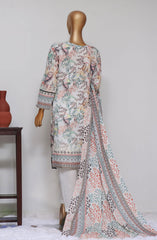 HZ Dhagakari RTW Printed Embroidered 3Pc Collection D-709-CREAM MULTI