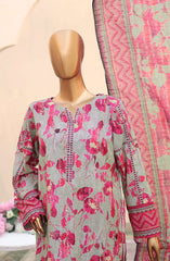 HZ Premium Khaddar Digital Printed Collection D-40