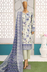 HZ Premium Khaddar Digital Printed Collection D-43