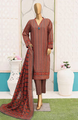 HZ Premium Khaddar Digital Printed Collection D-45