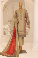 HZ Premium Embroidered Khaddar Collection 2024 D-01