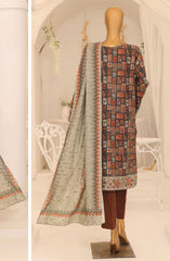 HZ Premium Embroidered Khaddar Collection 2024 D-17