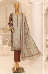 HZ Premium Embroidered Khaddar Collection 2024 D-17