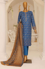 HZ Premium Embroidered Khaddar Collection 2024 D-20