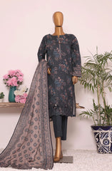 HZ Premium Khaddar Embroidered Collection D-36