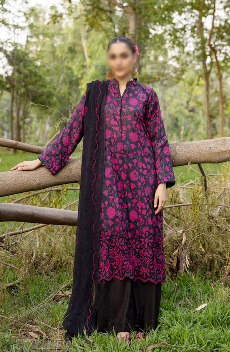 Printkari Embroidered and Printed Collection By NUR Vol 02 D-09