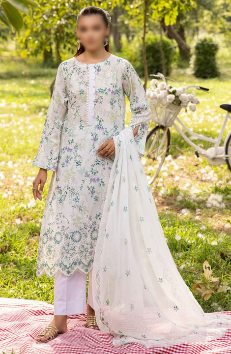 Printkari Embroidered and Printed Collection By NUR Vol 02 D-10
