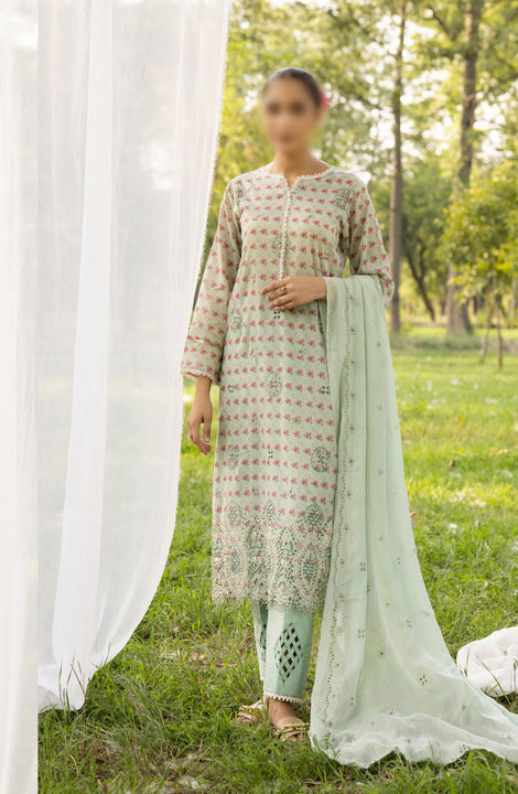 Printkari Embroidered and Printed Collection By NUR Vol 02 D-12