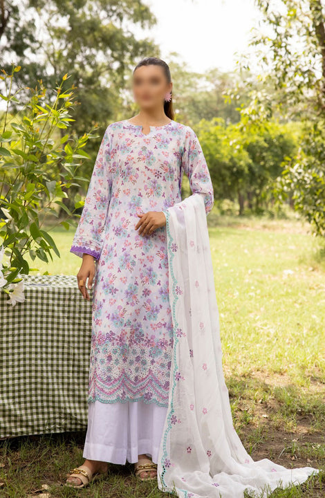 Printkari Embroidered and Printed Collection By NUR Vol 02 D-13