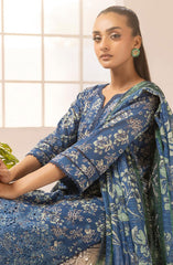 Printkari Embroidered and Printed Collection By NUR Vol 03 D-22