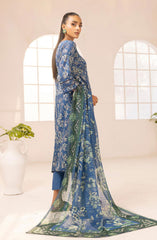 Printkari Embroidered and Printed Collection By NUR Vol 03 D-22