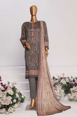 HZ Platinum Digital Printed Lawn Collection 2025 D-168